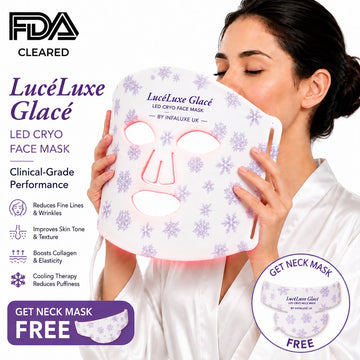 LucéLuxe Glacé™️ LED Cryo Therapy Face & Neck Mask